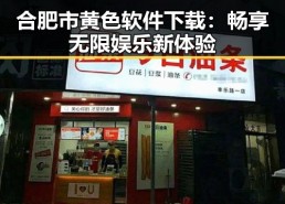 合肥市黄色软件下载：畅享无限娱乐新体验