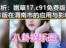 解析：嫩草17.c 91免费版官方版在渭南市的应用与影响