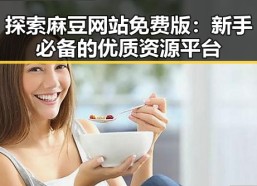 探索麻豆网站免费版：新手必备的优质资源平台