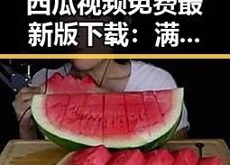 西瓜视频免费最新版下载：满足四平市用户的新需求