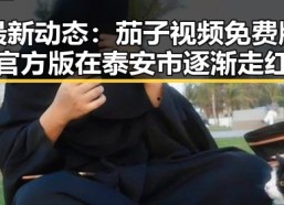 最新动态：茄子视频免费版官方版在泰安市逐渐走红