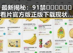 最新揭秘：91禁🍆🍑🔞❌❌❌看片官方版正版下载现状分析