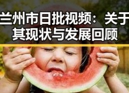 兰州市日批视频：关于其现状与发展回顾