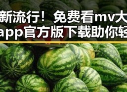 最新流行！免费看mv大片的app官方版下载助你轻松追星