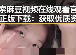 探索麻豆视频在线观看官方版正版下载：获取优质资源的最新途径