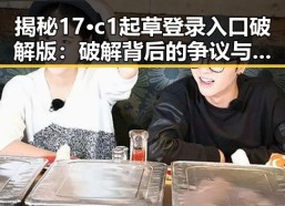 揭秘17·c1起草登录入口破解版：破解背后的争议与应用