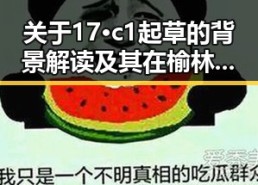 关于17·c1起草的背景解读及其在榆林市的应用