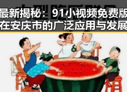 最新揭秘：91小视频免费版在安庆市的广泛应用与发展
