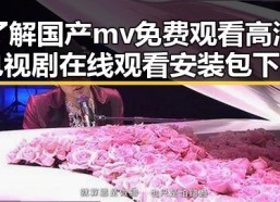 了解国产mv免费观看高清电视剧在线观看安装包下载的全新体验