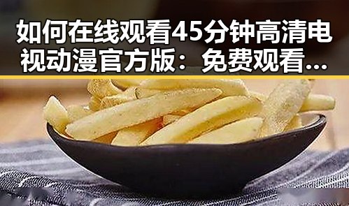 如何在线观看45分钟高清电视动漫官方版：免费观看45分钟高清电视动漫官方版指南