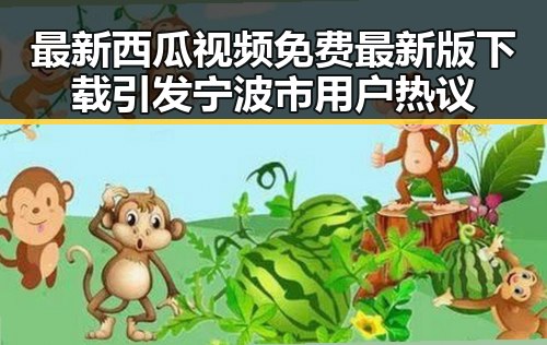 最新西瓜视频免费最新版下载引发宁波市用户热议