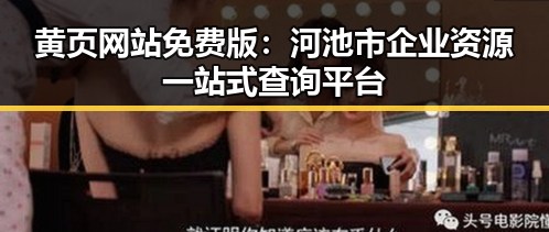 黄页网站免费版：河池市企业资源一站式查询平台