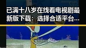 已满十八岁在线看电视剧最新版下载：选择合适平台保证观看体验