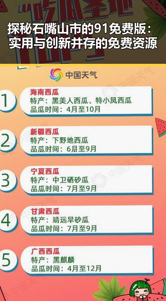 探秘石嘴山市的91免费版:实用与创新并存的免费资源