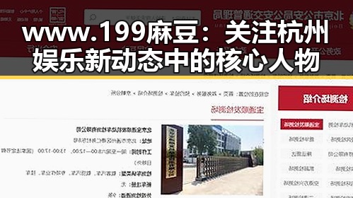 www.199麻豆：关注杭州娱乐新动态中的核心人物
