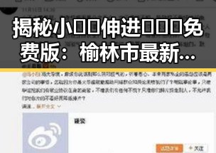 揭秘小🐔🐔伸进🈲🔞🔞免费版：榆林市最新趣闻解析