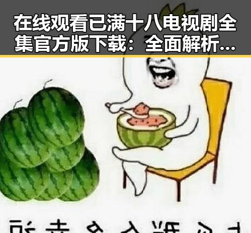 在线观看已满十八电视剧全集官方版下载：全面解析 免费观看已满十八电视剧全集官方版下载 的现状与发展