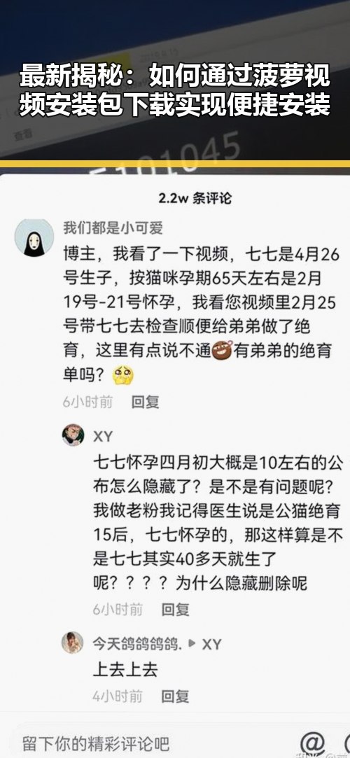 最新揭秘：如何通过菠萝视频安装包下载实现便捷安装