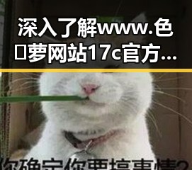 深入了解www.色😍萝网站17c官方版免费版的现状与发展