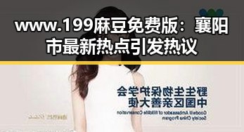 www.199麻豆免费版:襄阳市最新热点引发热议